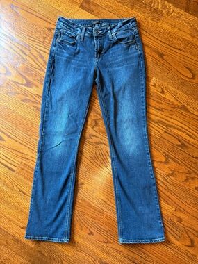 Silver Jeans Co. Medium Wash Suki Mid Rise Slim Bootcut Jeans - Size 29x31